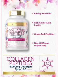 Collagen Peptides with Vitamin C | 120 Caplets