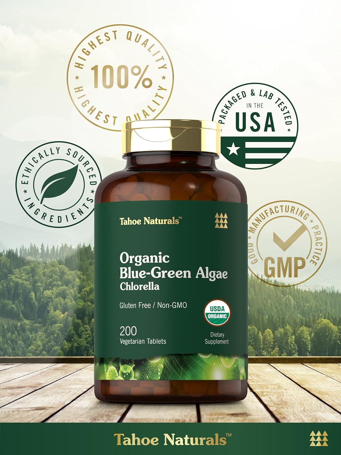 Blue Green Algae 500mg | 200 Capsules