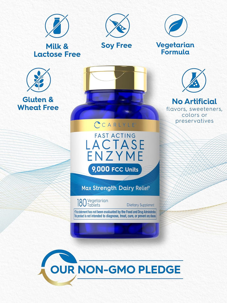 Fast-Acting Lactase | 180 Caplets