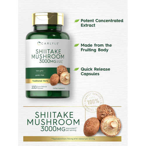 View 9 Fungo Shiitake | 200 Capsule