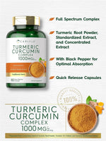 Load image into Gallery viewer, Turmeric Curcumin with Black Pepper 1000mg | 180 Capsules
