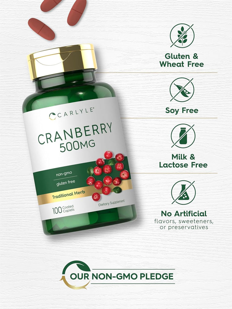 Cranberry 500mg | 100 Caplets