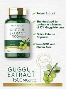 Guggul Extract 1500mg | 180 Capsules
