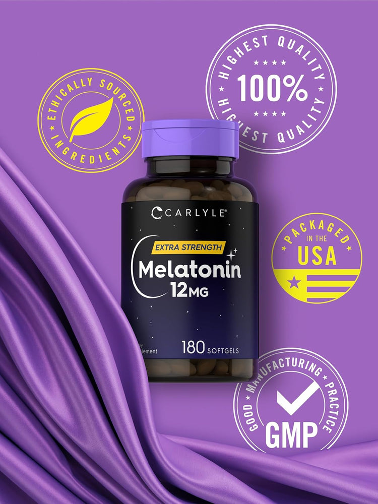 Melatonin 12mg | 180 Weichkapseln