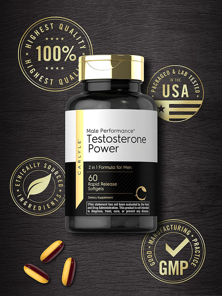 Potenza di Testosterone | 60 Softgels