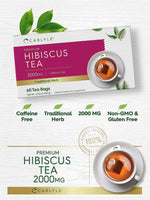 Load image into Gallery viewer, Hibiscus Tea Bags | Caffeine Free | 60 Count
