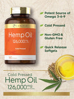 Load image into Gallery viewer, Hemp Oil 126,000mg | 180 Softgels
