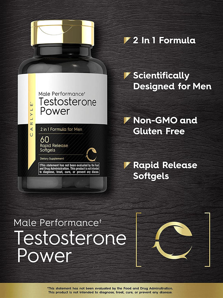 Potenza di Testosterone | 60 Softgels