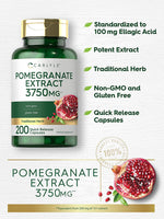 Load image into Gallery viewer, Pomegranate Extract 3750mg | 200 Capsules
