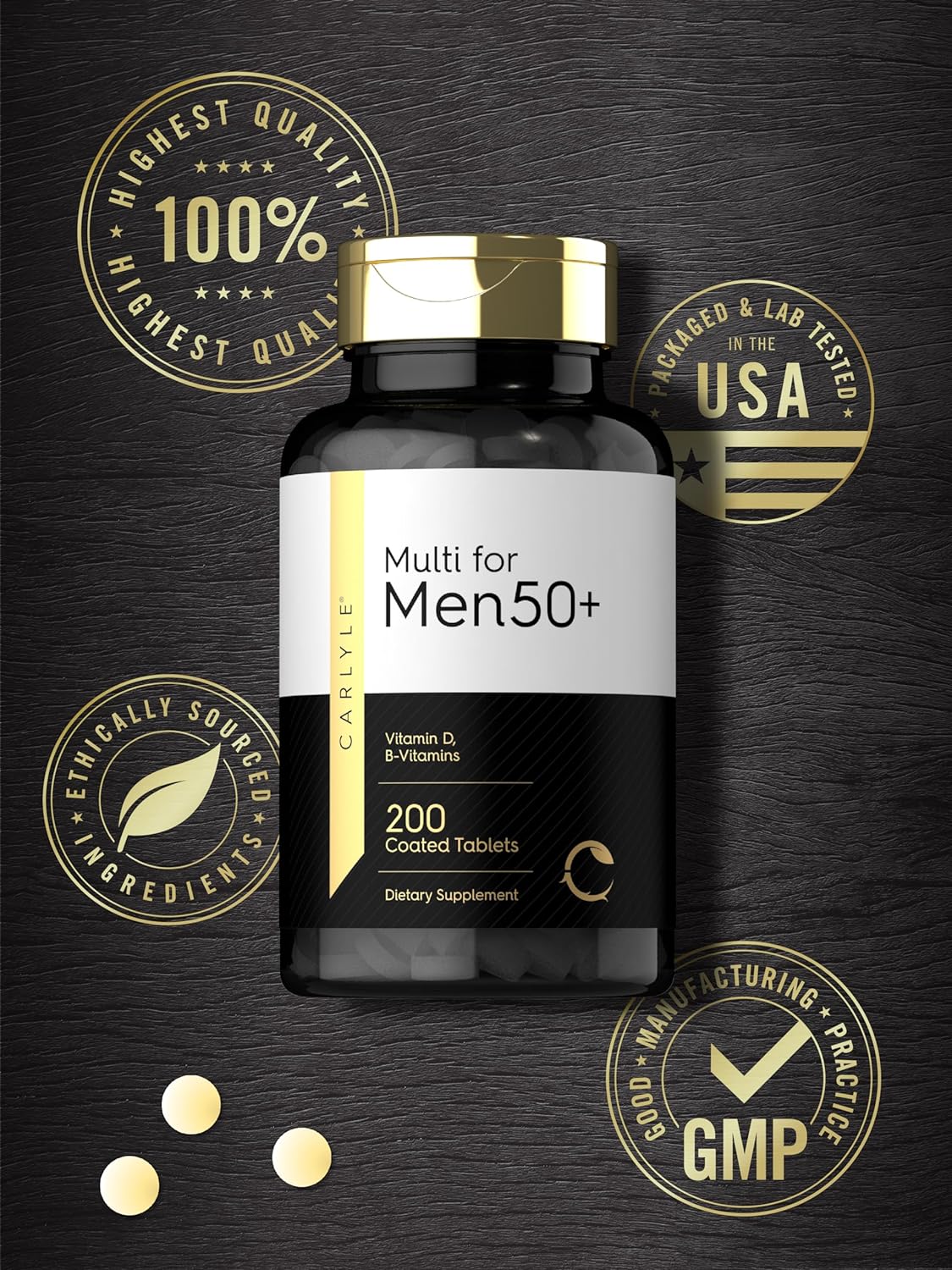 Multivitamin for Men 50+ | 200 Caplets