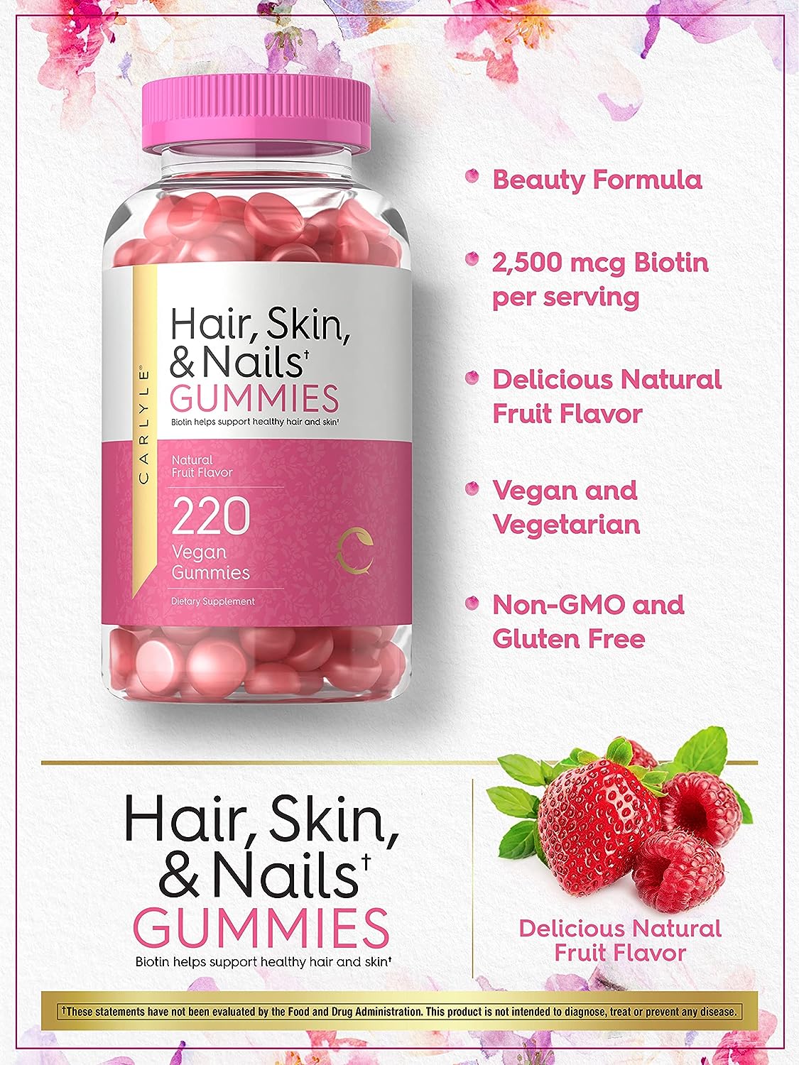 Hair, Skin & Nails Complex | 220 Gummies