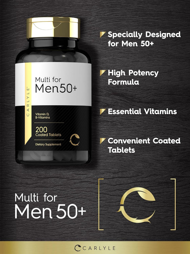 Multivitamínico para Homens 50+ | 200 Comprimidos