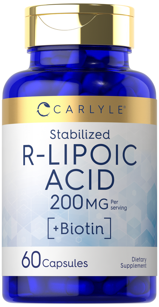 R-Lipoic Acid 200mg per serving | 60 Capsules