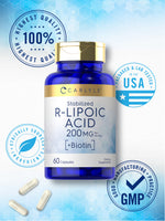 Load image into Gallery viewer, R-Lipoic Acid 200mg | 60 Capsules
