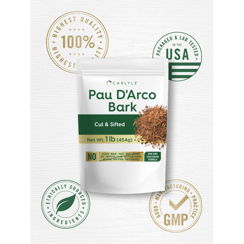 View 10 quality badges stating 100% Highest Quality, Packed & Lab Tested in the USA, Ethically Sourced Ingredients, and Good Manufacturing Practice GMP