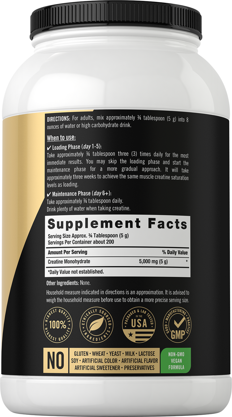 Créatine Monohydrate en Poudre | 998 g