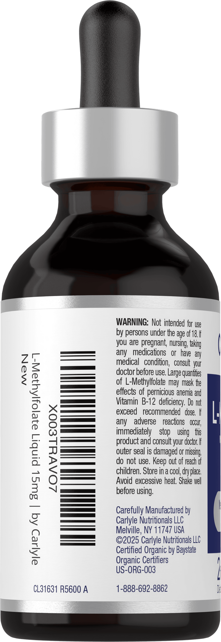 L Methylfolate Drops 15mg | 2 Fl Oz