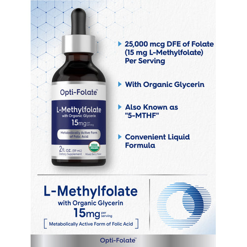 View 15 L Methylfolate Drops 15mg | 2 Fl Oz
