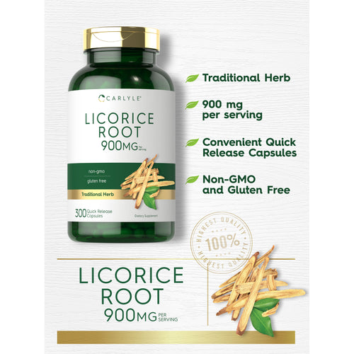View 5 Graphic stating Traditional Herb, 900 mg per serving, Convenient Quick Release Capsules, Non-GMO and Gluten Free