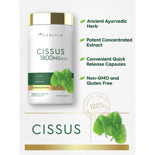 View 7 Graphic stating Ancient Ayurvedic Herb, Potent Concentrated Extract, Convenient Quick Release Capsules, Non-GMO and Gluten Free