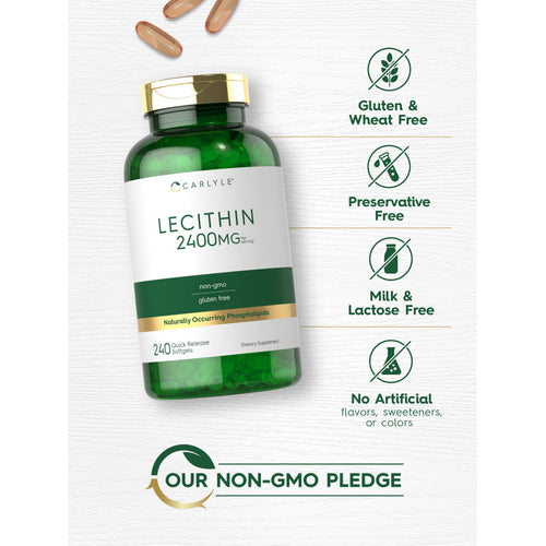 View 10 icons indicating Gluten & Wheat Free, Preservative Free, Milk & Lactose Free, No Artificial flavors, sweeteners, or colors, and Our Non-GMO Pledge