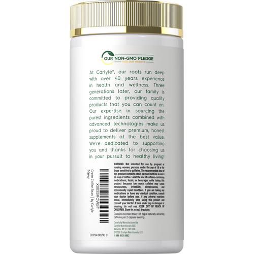 View 7 Back bottle label with Our Non-GMO Pledge, product information, warning, barcode, and distributor details.
