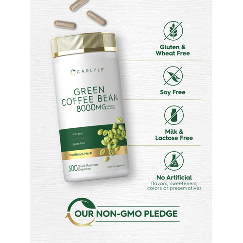 View 11 icons indicating Gluten & Wheat Free, Soy Free, Milk & Lactose Free, No Artificial flavors, sweeteners, colors or preservatives, and Our Non-GMO Pledge.