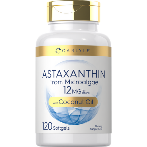 View 1 Astaxanthin 12mg per serving with Coconut Oil | 120 Softgels