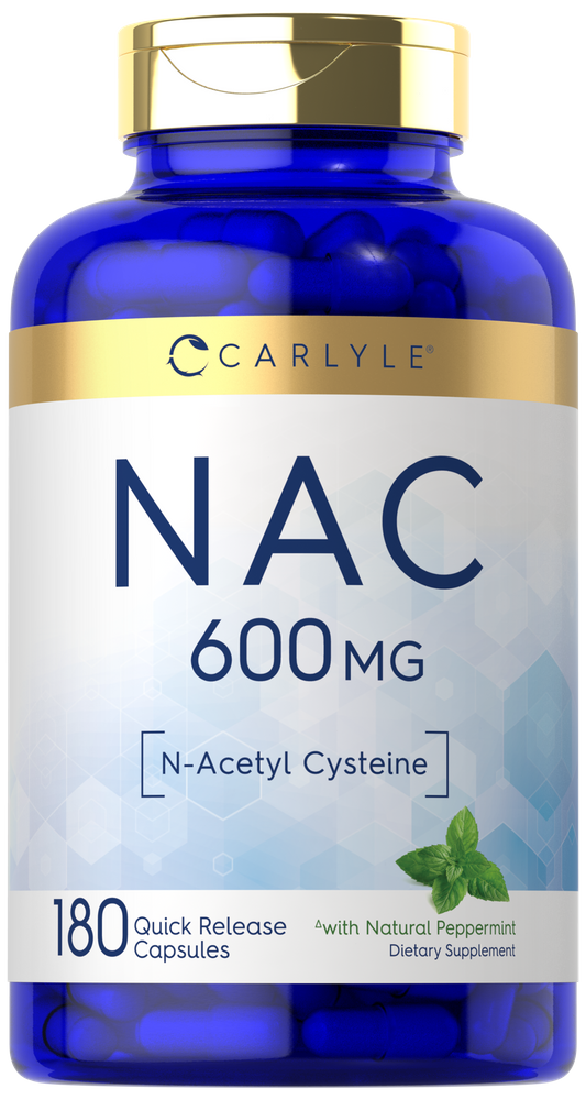 NAC N-Acetyl Cysteine 600mg | 180 Capsules