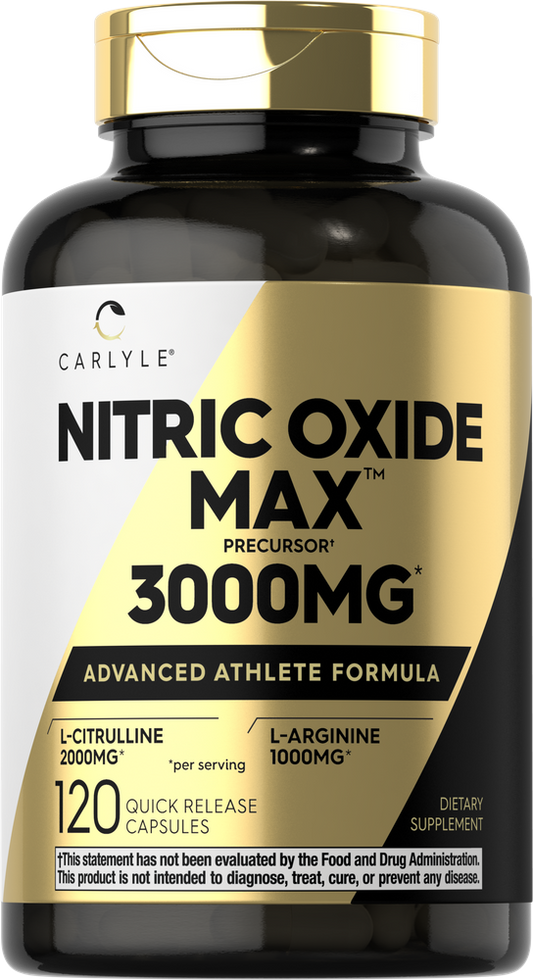 Oxyde nitrique 3000 mg par portion | 120 Capsules