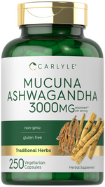 Load image into Gallery viewer, Mucuna with Ashwagandha 3000mg | 250 Capsules
