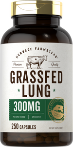 Load image into Gallery viewer, Grass Fed Lung 300mg | 250 Capsules
