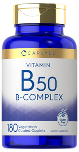 Vitamin B-50 Complex | 180 Caplets