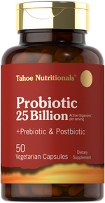 Load image into Gallery viewer, Prebiotic, Probiotic &amp; Postbiotic 25 Billion CFU | 50 Capsules
