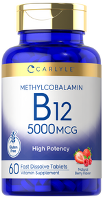 Load image into Gallery viewer, Vitamin B-12 5000mcg | 60 Tablets
