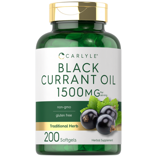 View 1 Aceite de Grosella Negra 1500 mg por porción | 200 Cápsulas Blandas