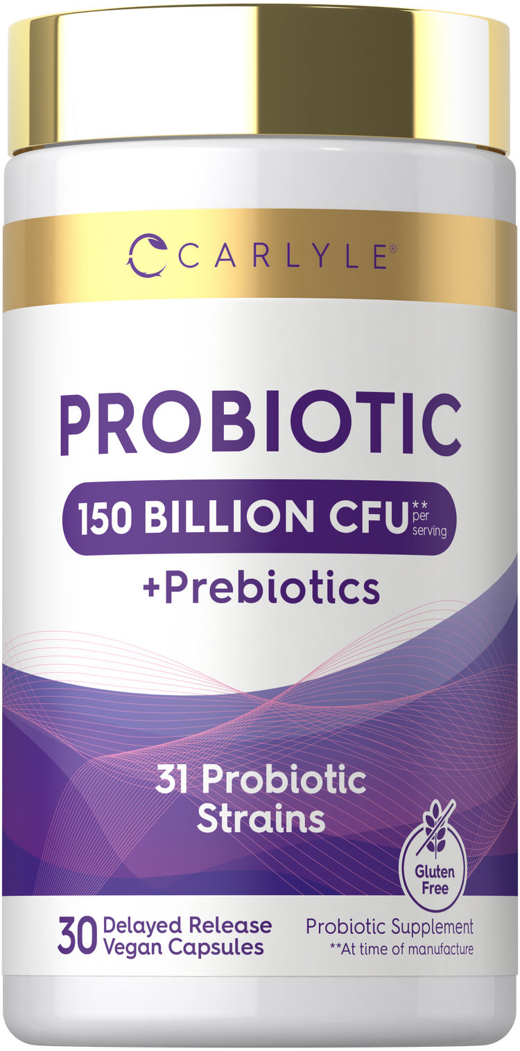 Probiotico con Prebiotici 150 Miliardi di CFU | 30 Capsule