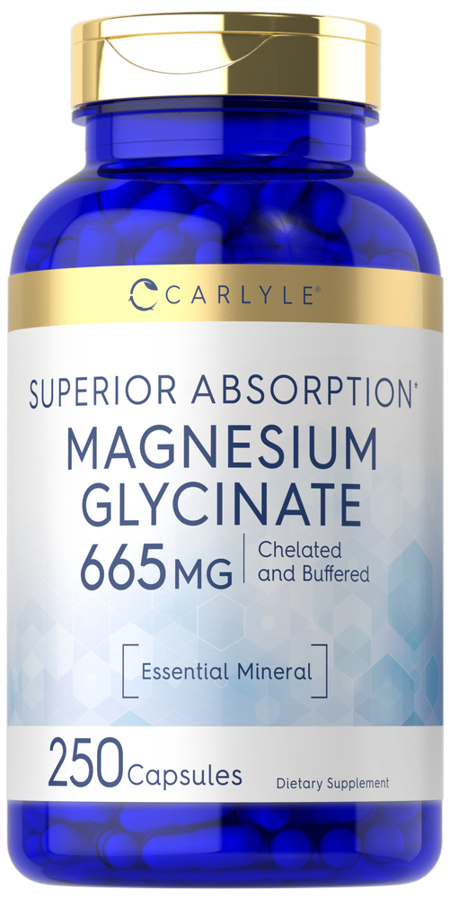 Magnesium Glycinate 665mg | 250 Capsules