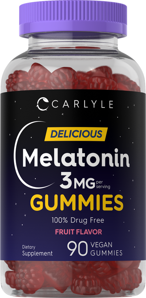 Melatonina 3mg per porzione | 90 Caramelle gommose