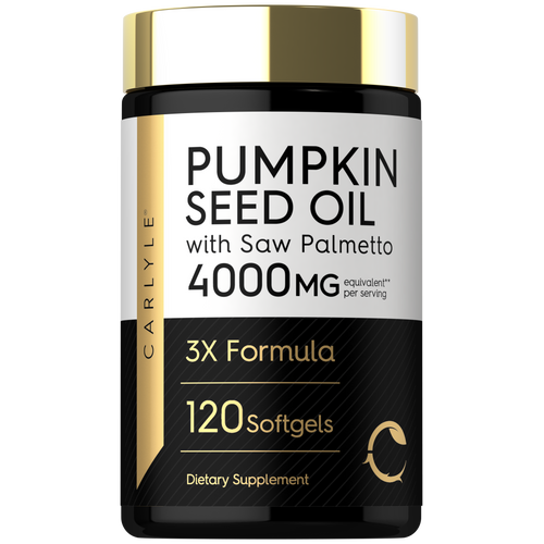 View 1 Pumpkin Seed Oil with Saw Palmetto | 120 Softgels
