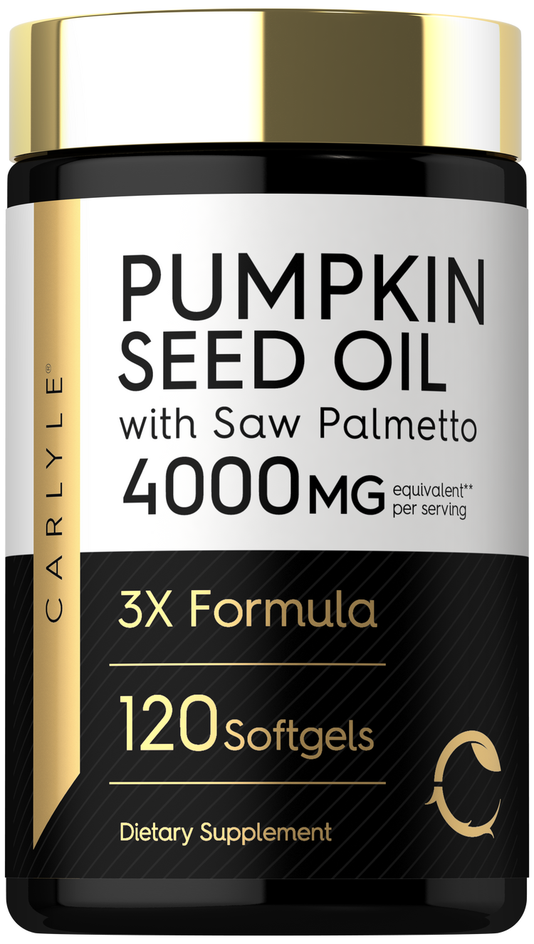 Pumpkin Seed Oil with Saw Palmetto | 120 Softgels