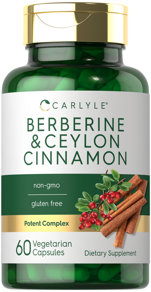 Berbérine avec Cannelle de Ceylan 2000mg | 60 gélules