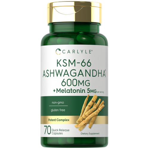 View 1 KSM-66 Ashwagandha 600mg por porção | 70 Cápsulas