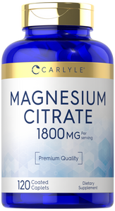 Magnesium Citrate 1,800mg | 120 Caplets