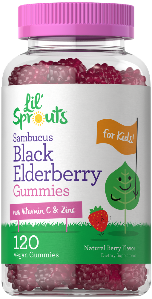 Elderberry Gummies for Kids with Zinc and Vitamin C | 120 Gummies
