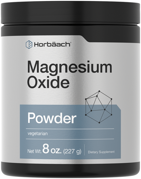 Óxido de Magnesio 400mg | 8oz de Polvo