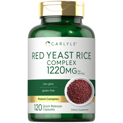 View 1 Red Yeast Rice with Policosanol 1220mg per serving | 120 Capsules