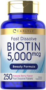 Load image into Gallery viewer, Biotin 5000mcg | 250 Fast Dissolve Tablets
