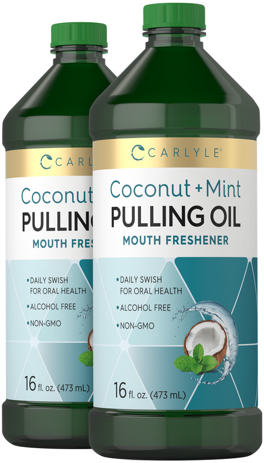 Olio per l'oil pulling | Confezione da 2 flaconi da 16oz