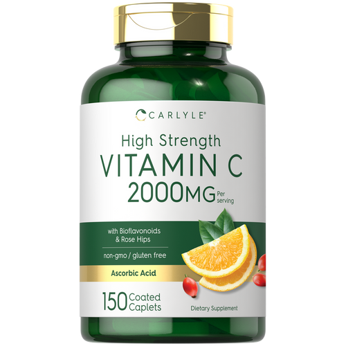View 1 Vitamina C 2000mg per porzione con Cinorrodi & Bioflavonoidi | 150 Compresse